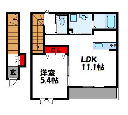 DE　VERDE篠栗の間取り