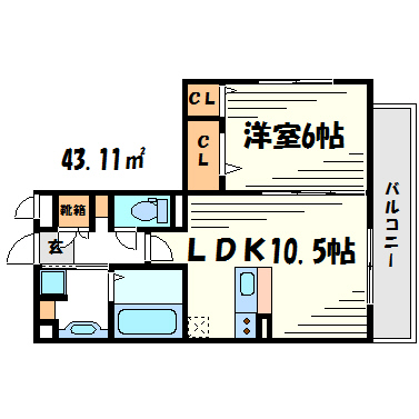 D-room フェニックス武庫川東の間取り写真
