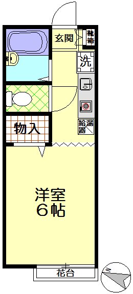 グリーンハイム小形6の間取り