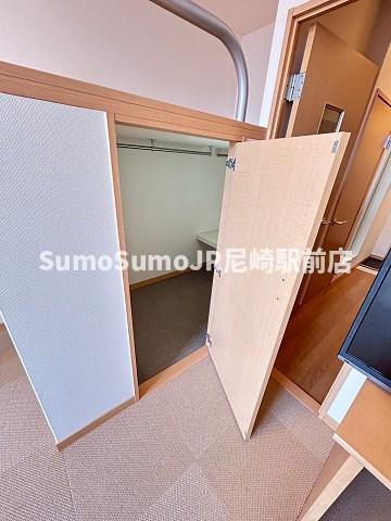 収納　大きなスペースがあり、収納には困りません