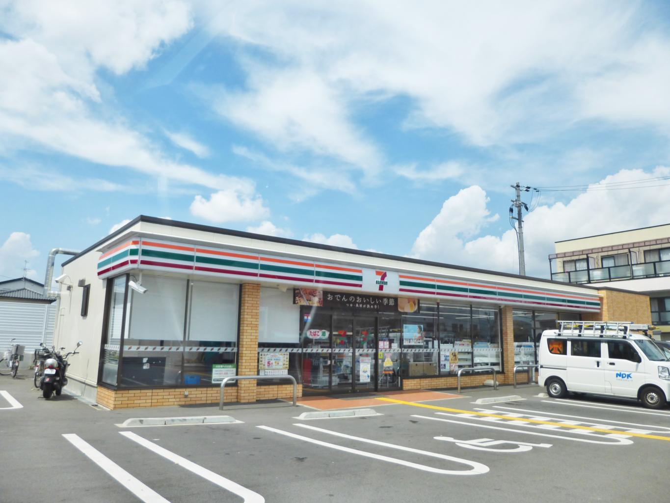 コンビニ　セブン－イレブン はびきの４丁目店（コンビニ）まで572m