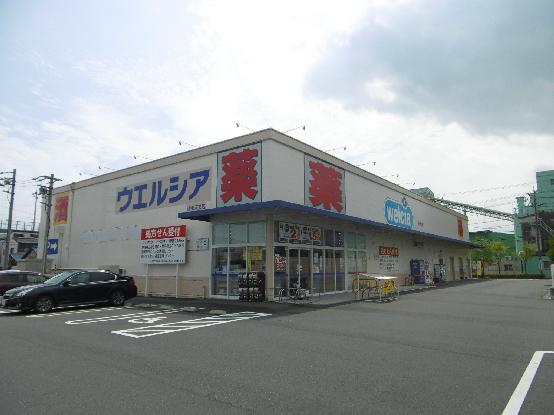 ドラックストア　ウェルシア清水天王店（ドラッグストア）まで490m