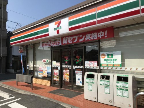 コンビニ　セブンイレブン 名古屋牛田通店（コンビニ）まで517m