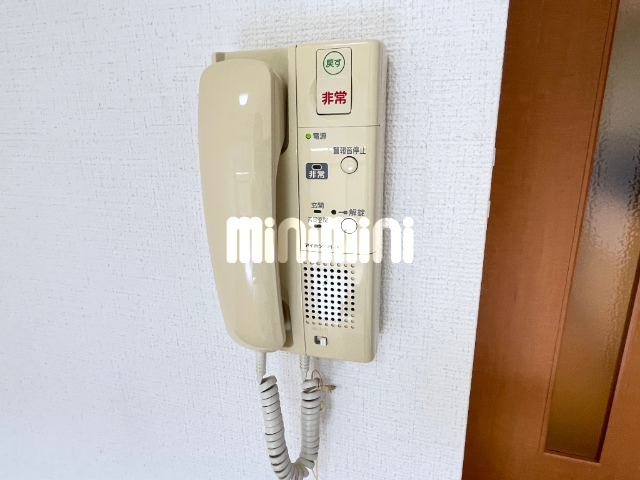 セキュリティ　インターフォン付きです