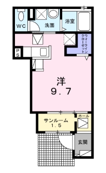 ヴィヴァーチェAの間取り写真