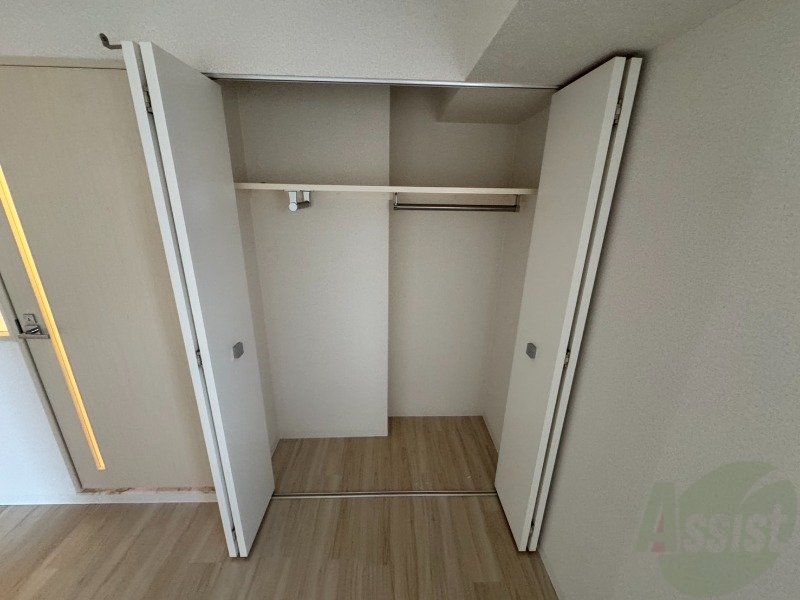 収納　収納です。寝室もすっきり片付きますよ～！