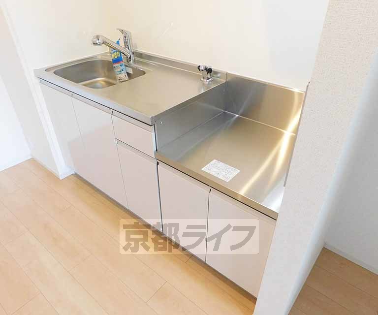 キッチン　２口コンロが設置可能です！