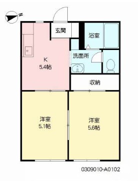 地下鉄七隈線 福大前駅 徒歩25分 2階建 築30年の間取り写真