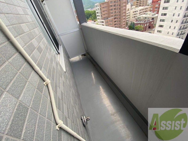 バルコニー　バルコニーです。洗濯物を干したり一息ついたりできますね！