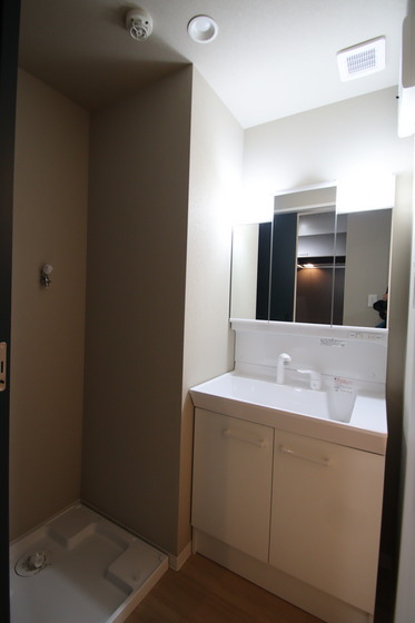 洗面設備　他号室のお写真です