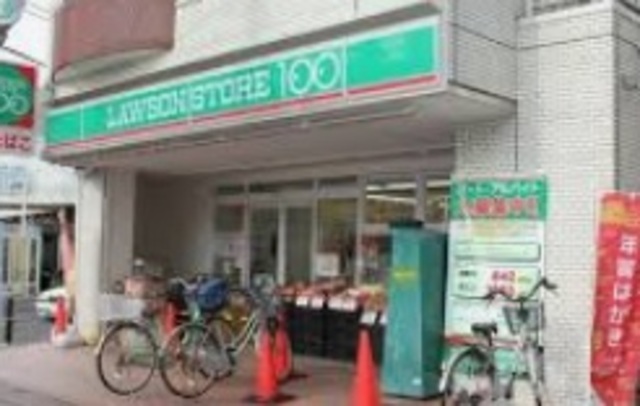 コンビニ　ローソンストア100市川欠真間店（コンビニ）まで384m