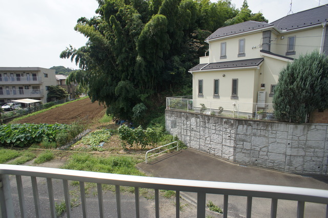 眺望　バルコニーがあるので洗濯物を太陽の下で干すことができます♪