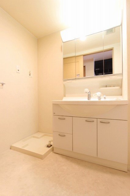 洗面設備　同物件別号室のものです。