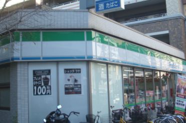 コンビニ　ファミリーマート深江橋店（コンビニ）まで855m