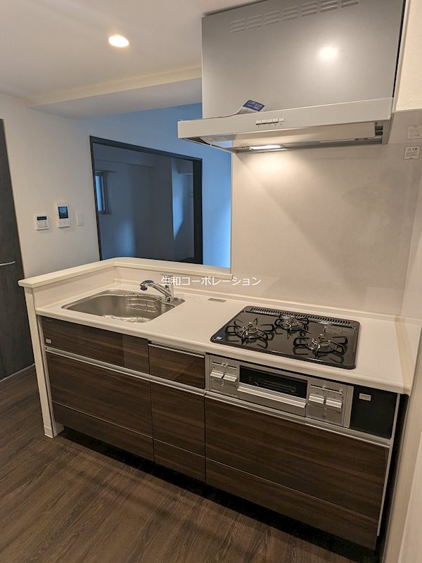 キッチン　3口システムキッチン♪