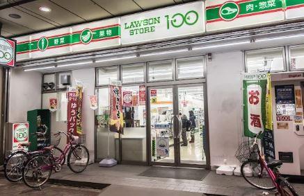 コンビニ　ローソンストア100 LS亀戸二丁目店（コンビニ）まで120m