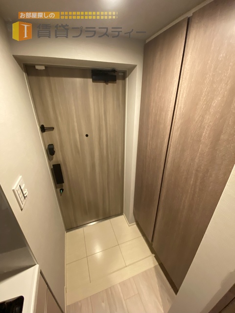 玄関　玄関から期待感上がります。