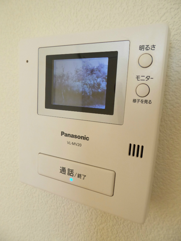 セキュリティ　モニタ付きインターホンで安心♪