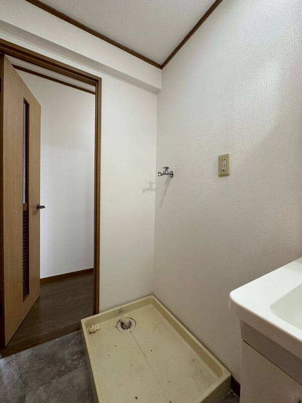 その他　洗濯機は室内に置けます