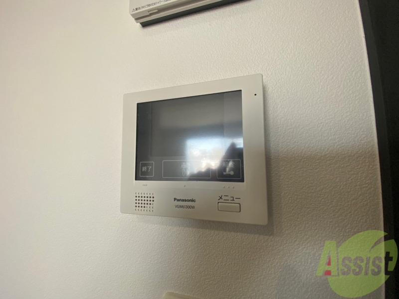 セキュリティ　インターホンで来客確認ができます。安心ですね。