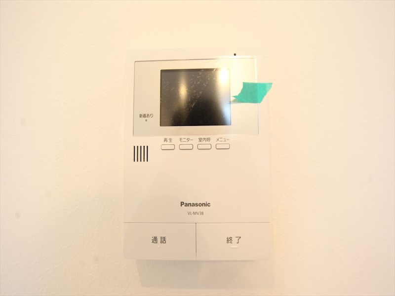 セキュリティ　ＴＶモニター付インターホン　イメージ写真