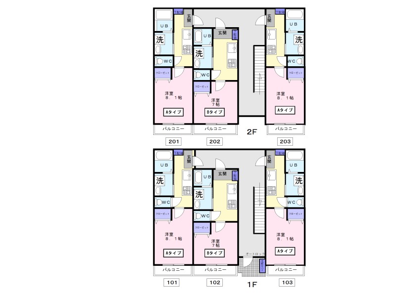 lua(ルーア)の間取り