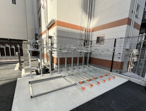 駐車場　駐輪場です。