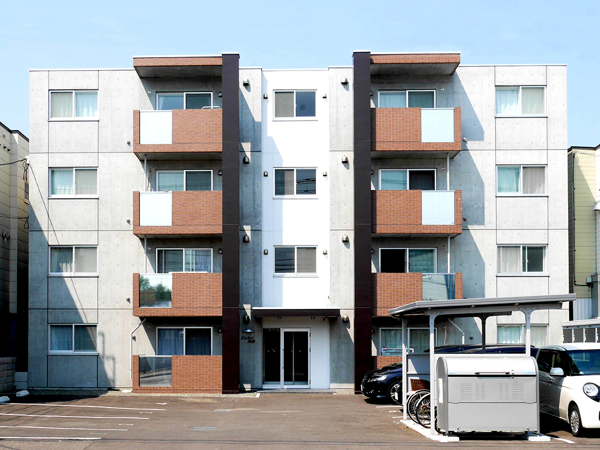 建物外観　経済的で人気の都市ガスマンションです♪