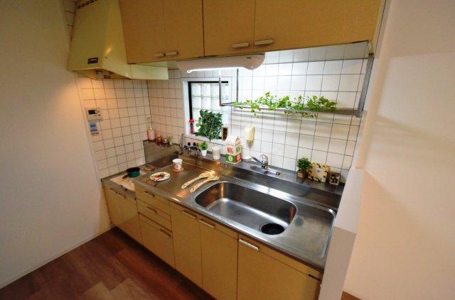 キッチン　ガスコンロ設置可能なキッチンです♪