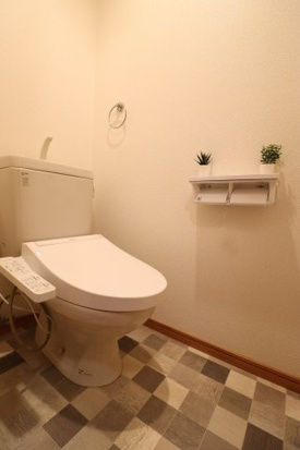 トイレ　ゆったりとした空間のトイレです