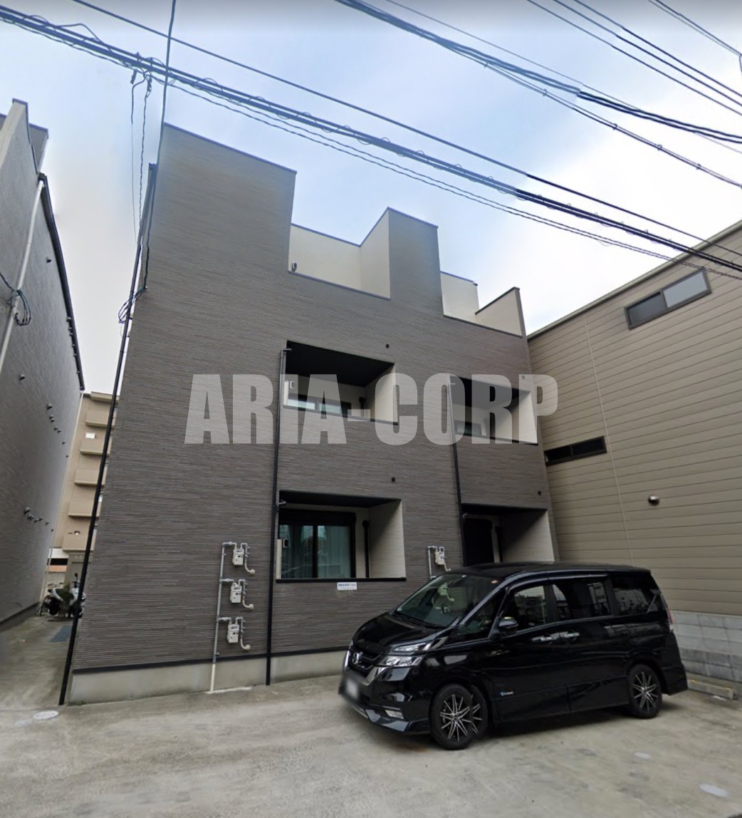 建物外観　2018年完成、大手ハウスメーカー施工デザイナーズアパート！