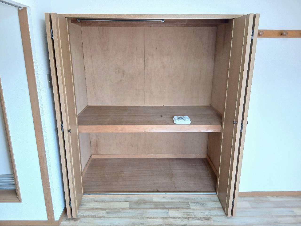 収納　たっぷりとした収納スペースです