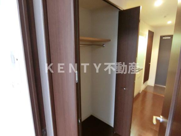 収納　たっぷりとした収納スペースです