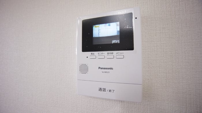 セキュリティ　モニター付きインターホン