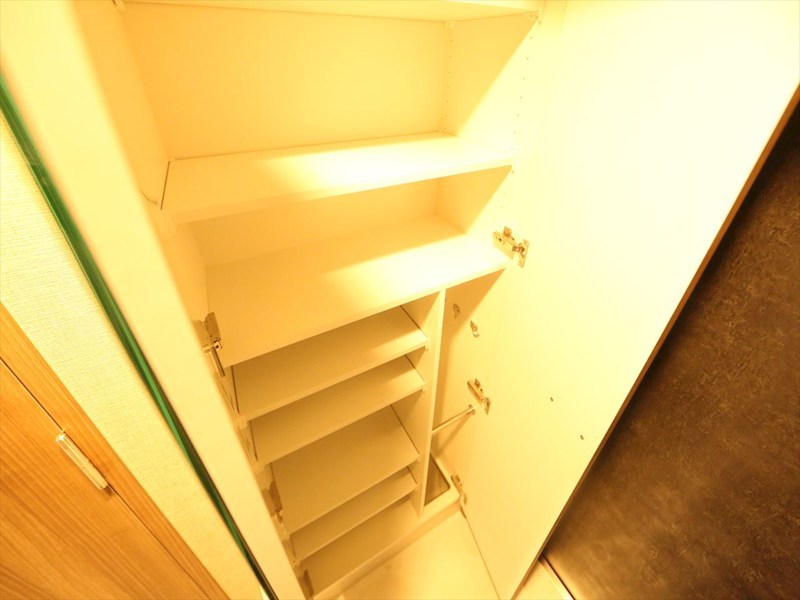 玄関　玄関　シューズボックス付（収納充実してます）