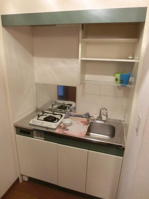 キッチン　1口ガスシステムキッチン