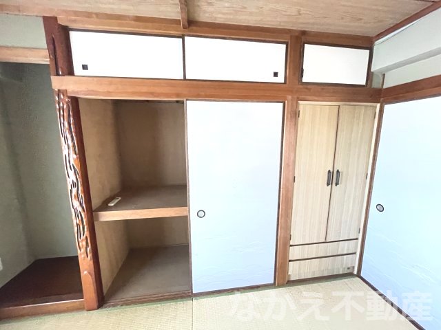 収納　たっぷりとした収納スペースです