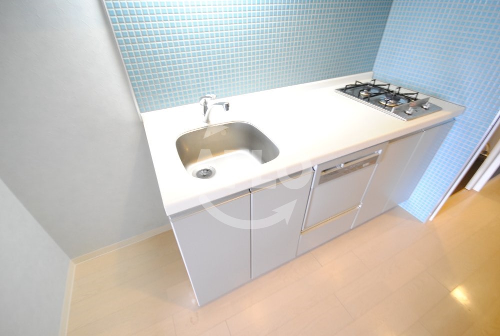 キッチン　クリスタルブライト天満橋リバーサイド　キッチン