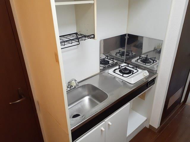 キッチン　システムキッチン・１口ガスコンロ付き