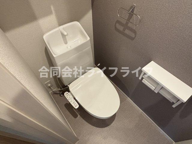 トイレ　ゆったりとした空間のトイレです
