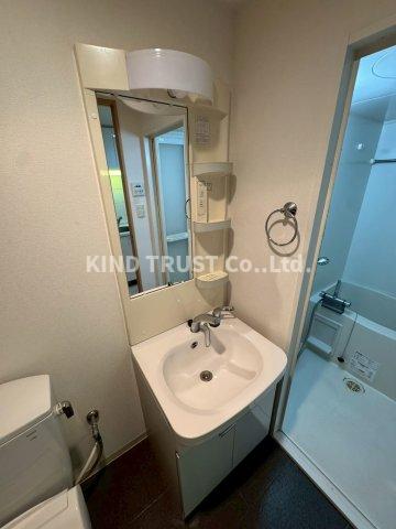 洗面設備　広い洗面スペース