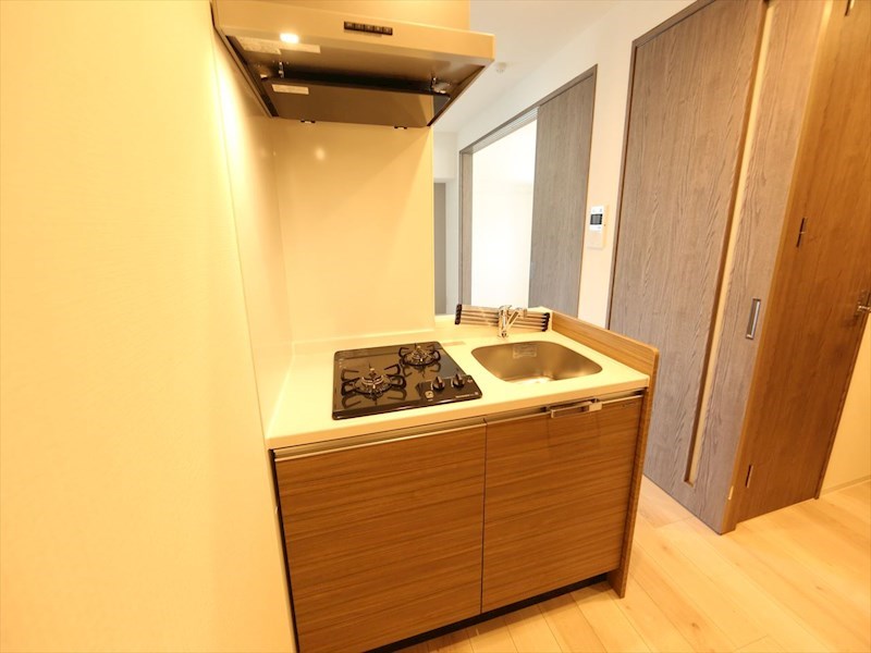 キッチン　システムキッチン（ガス2口コンロ付）カウンターキッチン