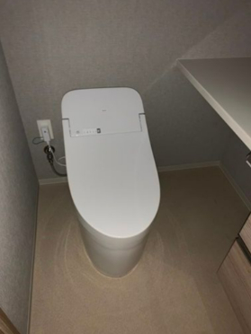 トイレ　ゆったりとした空間のトイレです