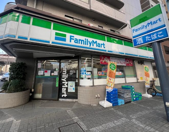 コンビニ　ファミリーマート江東橋四丁目店（コンビニ）まで116m