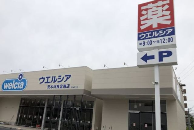 ドラックストア　ウエルシア茨木沢良宜東町店（ドラッグストア）まで270m