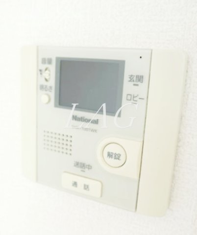 セキュリティ　モニター付きインターフォンです。