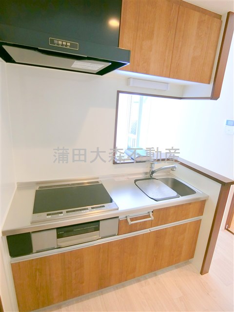 キッチン　3口IHグリル付システムキッチン
