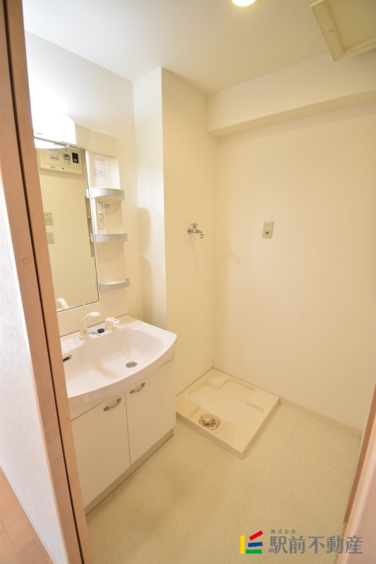 洗面設備　洗面所が広いと嬉しい。