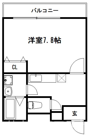 京阪本線 清水五条駅 徒歩13分 3階建 築22年の間取り写真