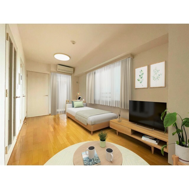 居室・リビング　家具・調度品等はＣＧ加工です。実際の賃貸住居には含まれません